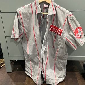Coca Cola button down shirt